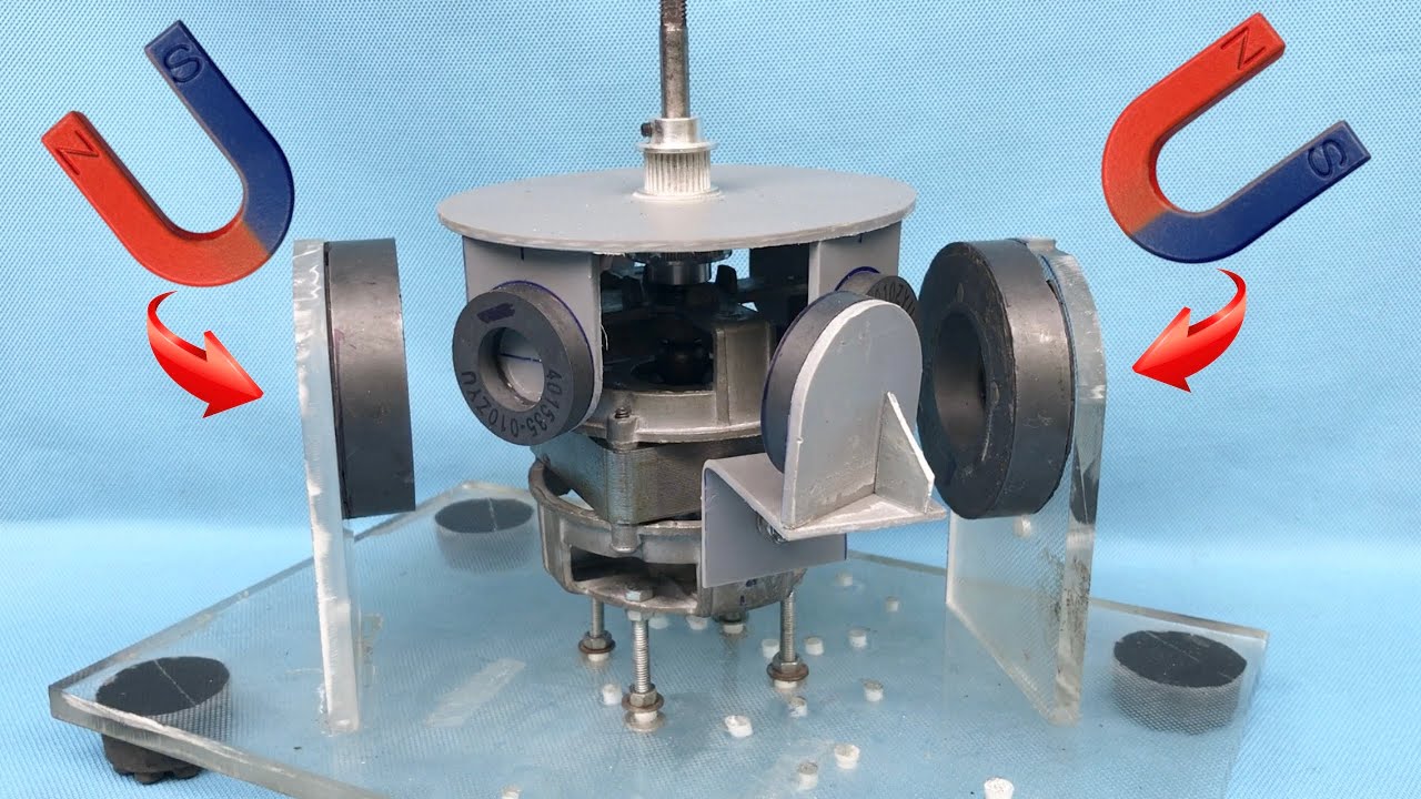 Free Energy Generator! Build a Magnetic Free Energy Generator