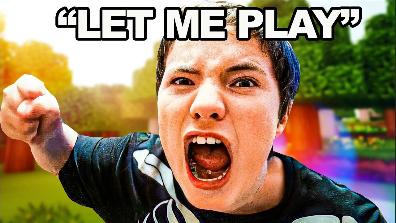 minecraft kid SMASHES my computer..