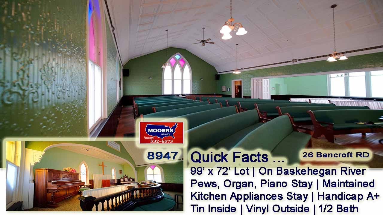 Church For Sale In Maine | House Of Worship Or Home For Sale MOOERS REALTY #8947