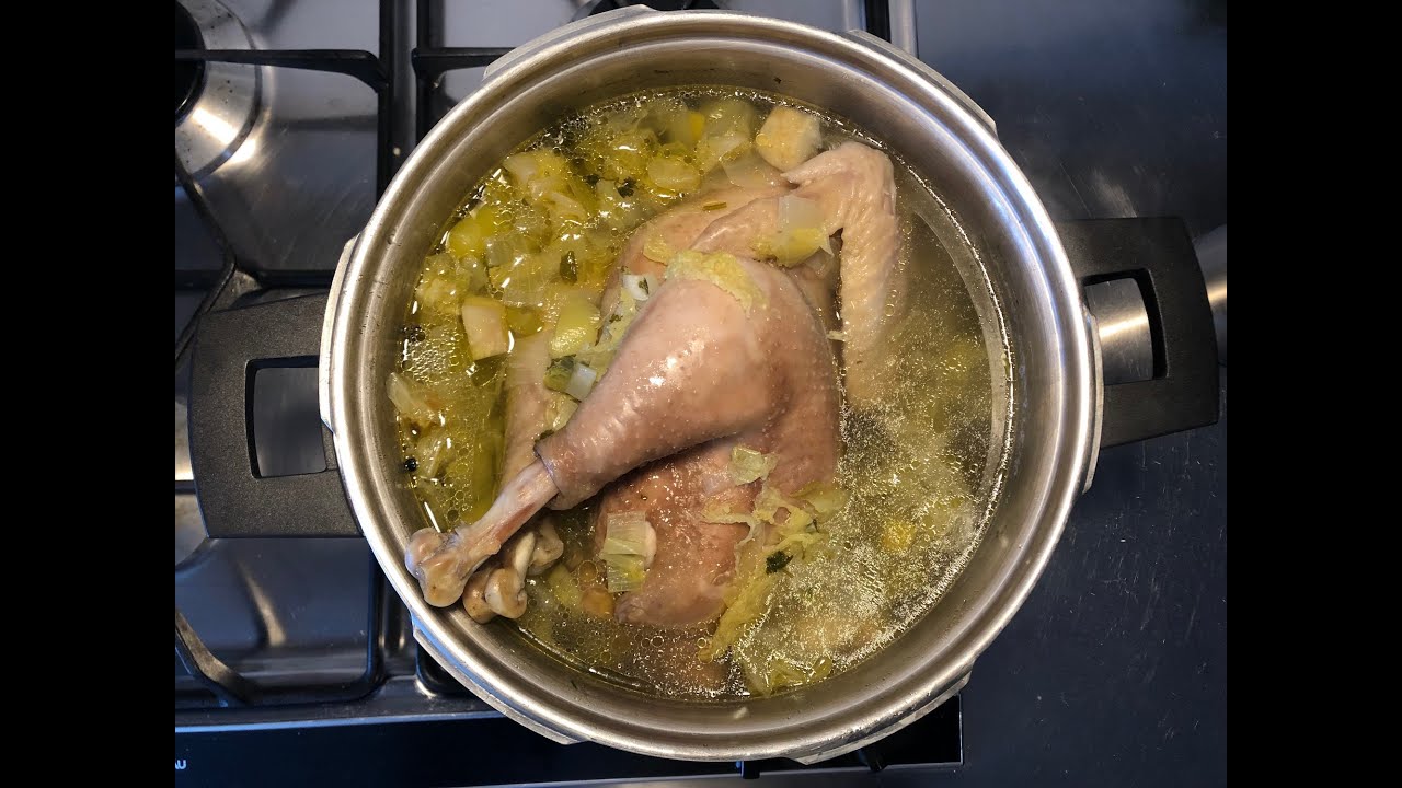Suppenhuhn kochen