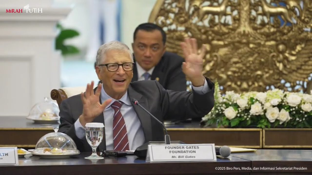 LIVE: Pertemuan Presiden Prabowo dengan Bill Gates dan Filantropis Indonesia, 7 Mei 2025