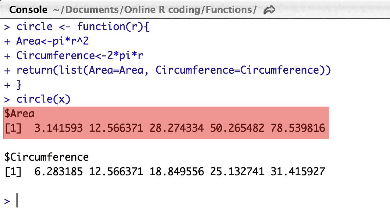 Making Functions in R