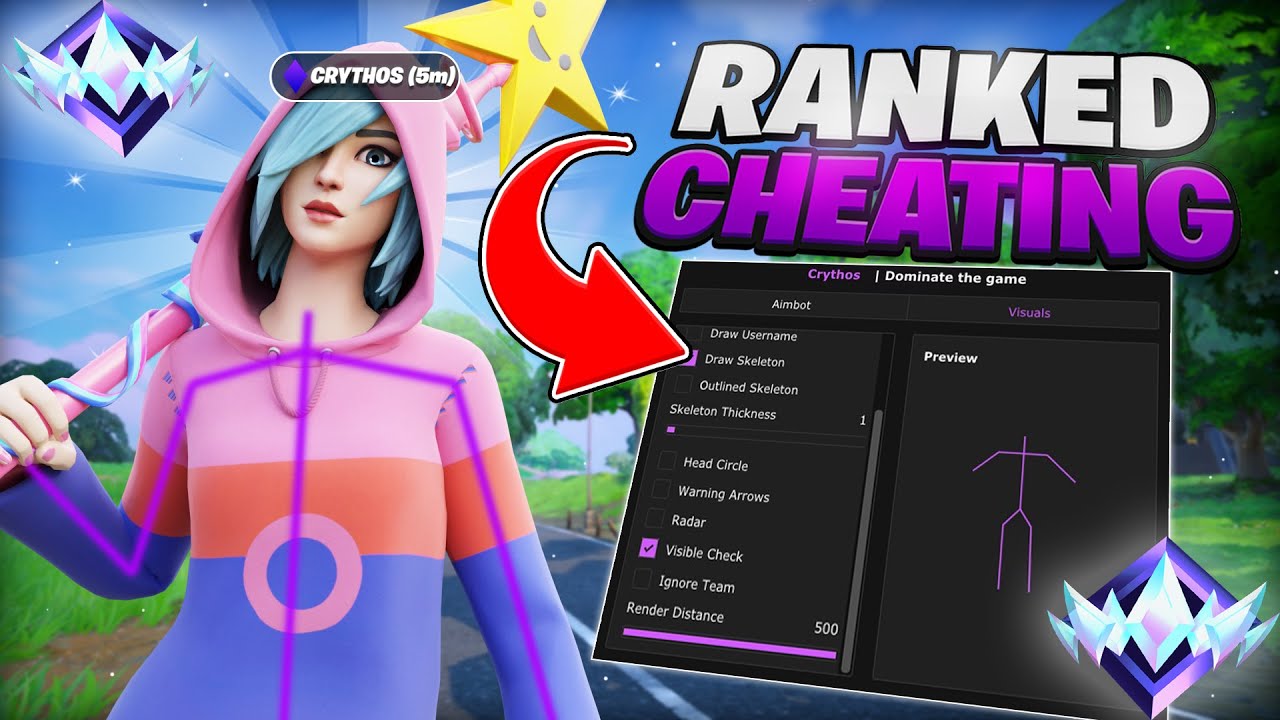Best Fortnite Cheats 2025 🎯 CRYTHOS Showcase