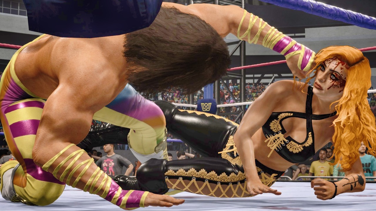 WWE 2k24: Gigi Dolin vs Macho King Randy Savage #extreme rules #intergender #wrestling