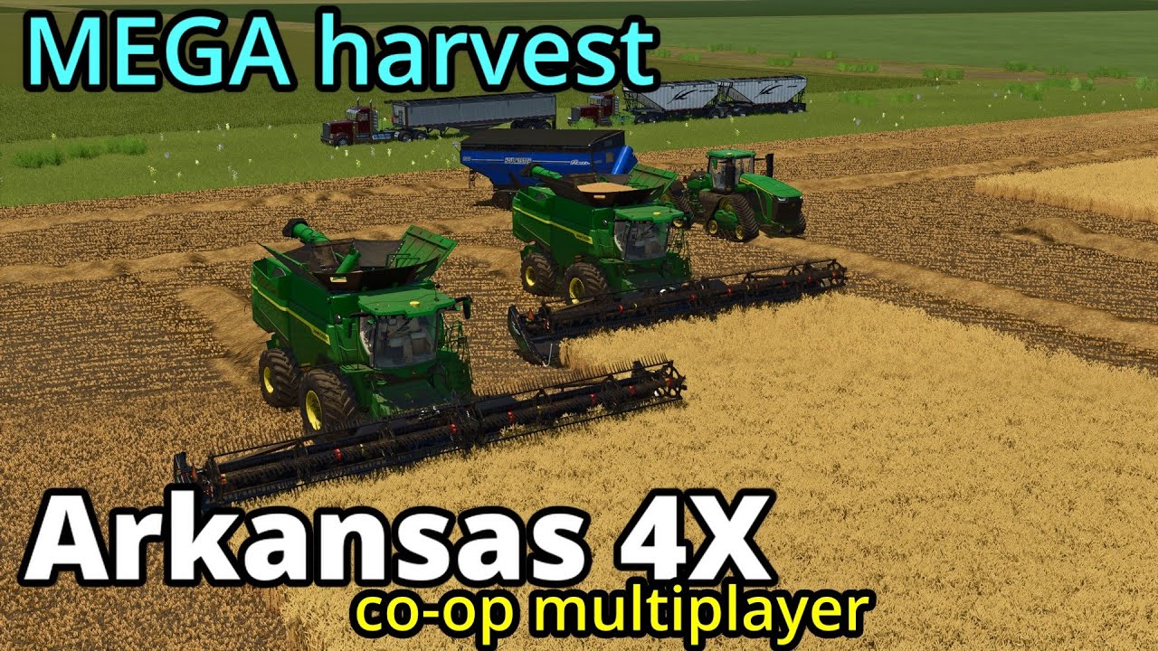 FS25… Кооперативный многопользовательский режим… С фермером Майком… Arkansas 4X EP 5
