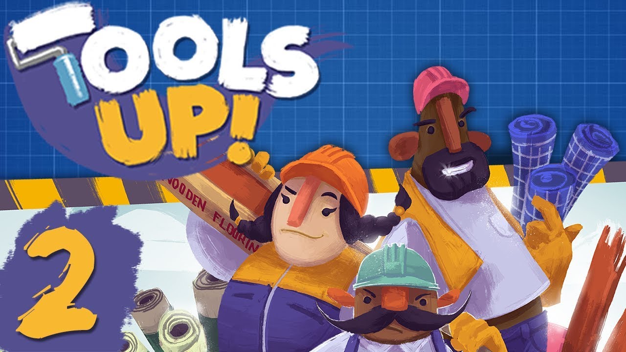 Tools Up - #2 - DOGS AND OTTERS! (4 Player Gameplay)