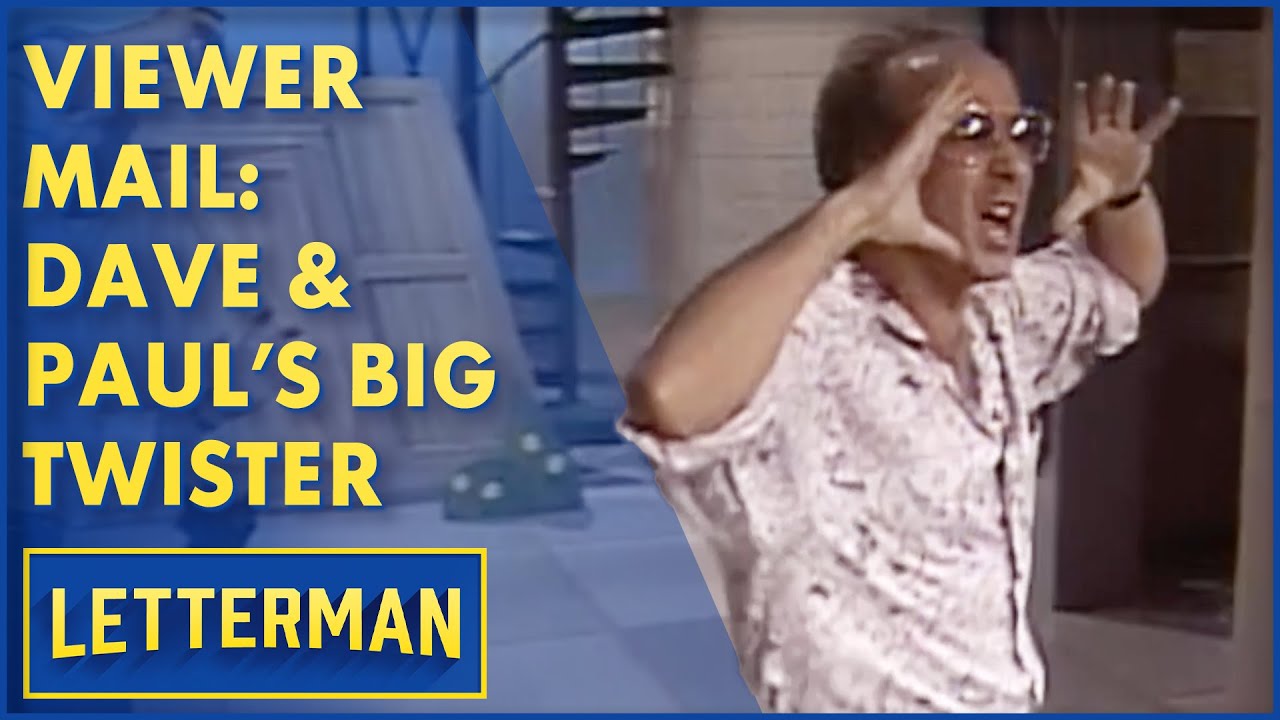 Viewer Mail: Dave's Studio Gets Hit By A Twister | Letterman