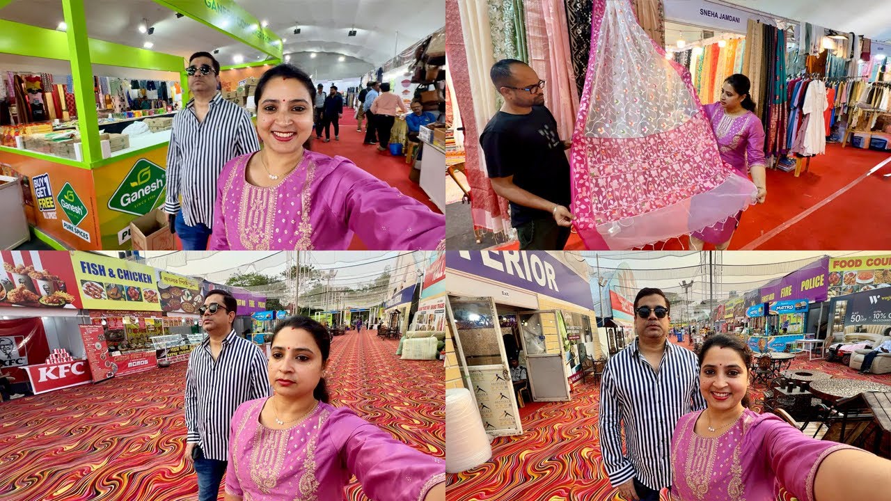 Trade Fair a Ghure Aar Shopping Kore Mon Ta Bhore Gelo || Husband er Sathe Mela Ghurte Gelam