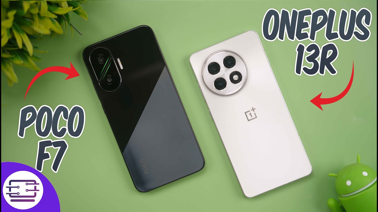Сравнение скоростных тестов Poco F7 и OnePlus 13R | AnTuTu | Geekbench
