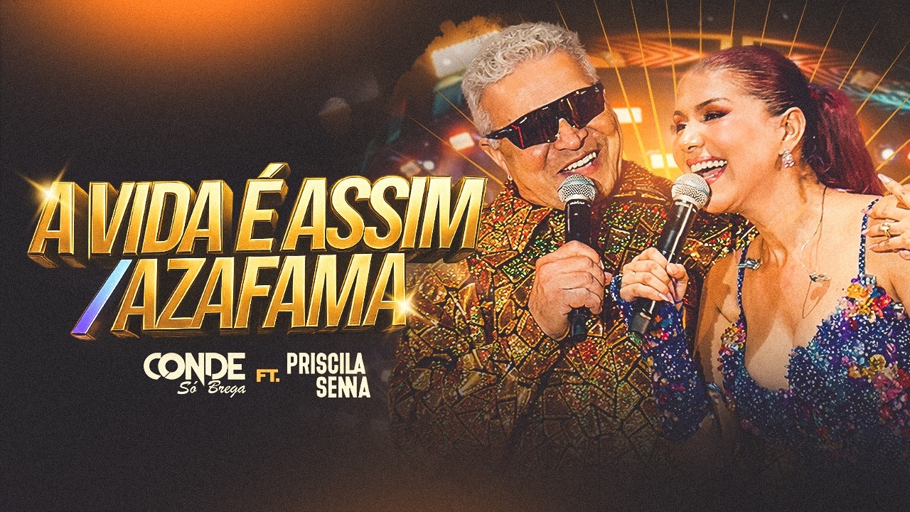 Conde S&oacute; Brega e @PriscilaSennaAMusa Ao Vivo no Marco Zero do Recife (Oficial)