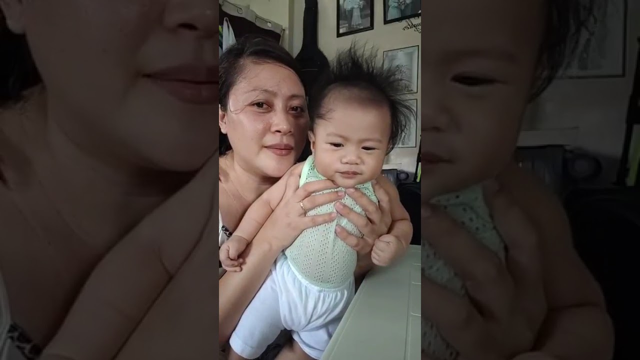 My 3months old Baby Boy! So cute🥰                     I LOVE U CRISMAR JACE❤️