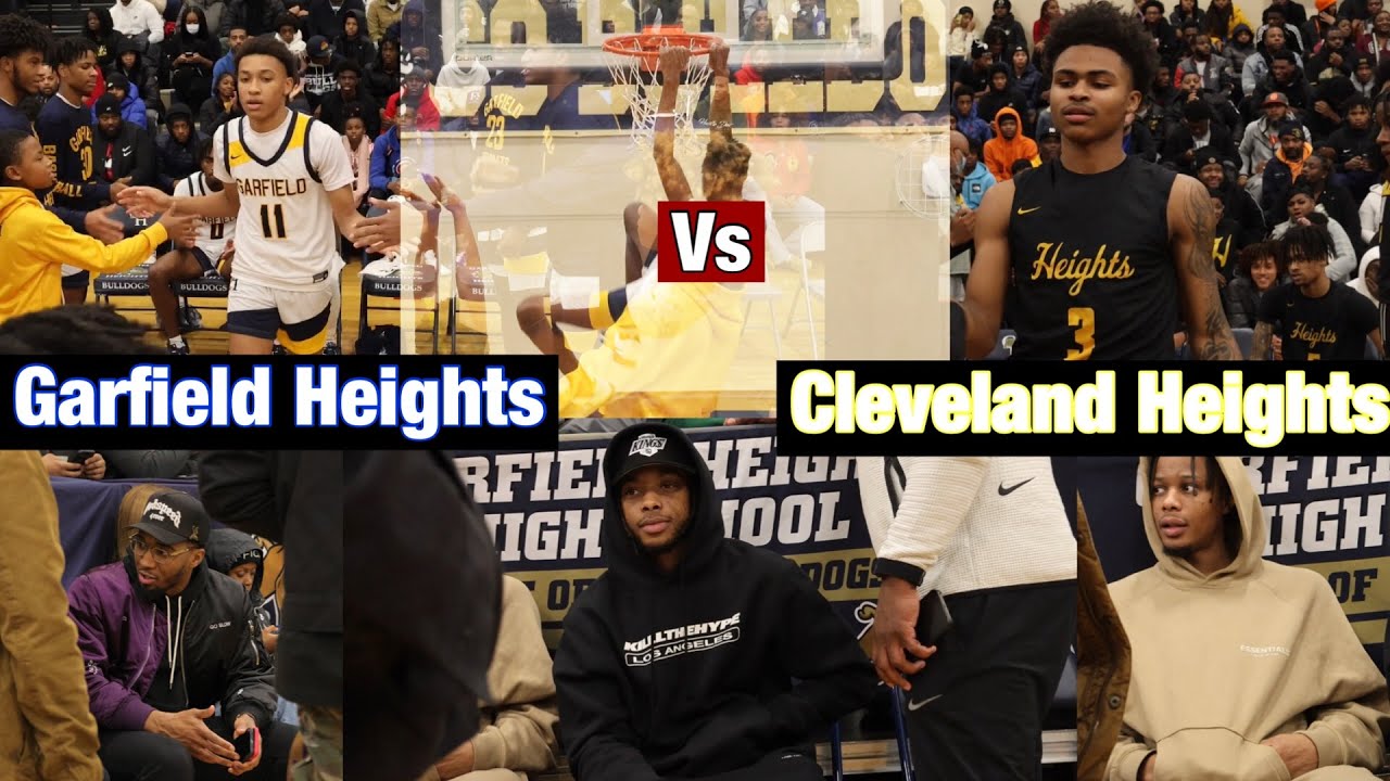 Garfield Vs Cleveland Heights | Close Game With NBA Players In Attendance
