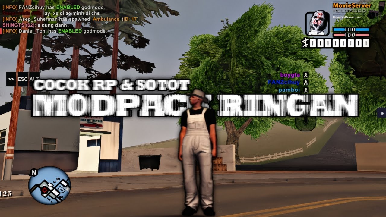 MODPACK RINGAN COCOK RP & SOTOT | GTA SAMP