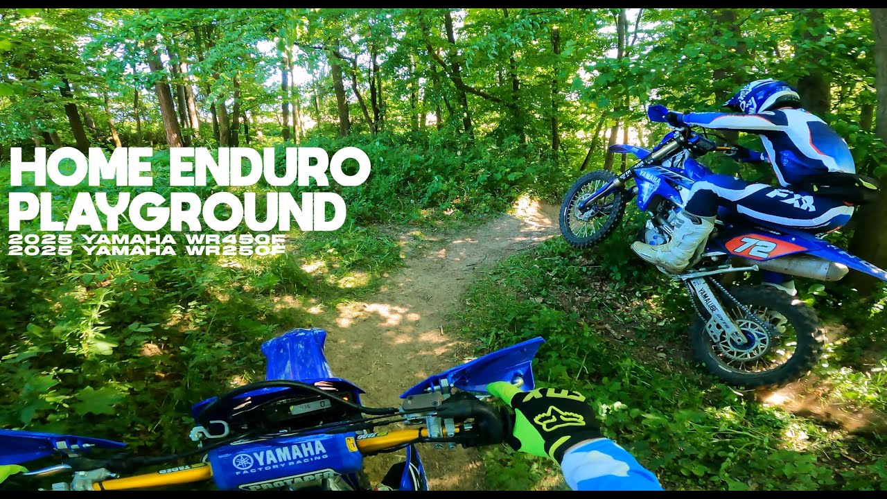 2025 YAMAHA WR450F - HOME ENDURO PLAYGROUND | 4K