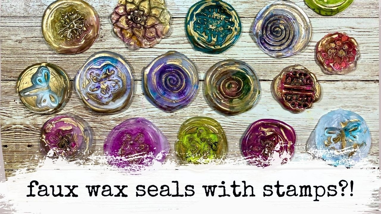 I tried making wax seals with hot glue & stamps… here’s what happened🫣