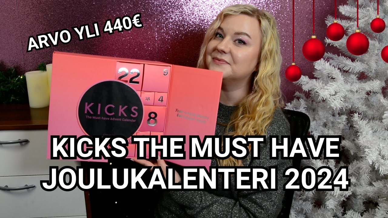 KICKS JOULUKALENTERI 2024 | The Must Have Beauty Calendar koko sisältö