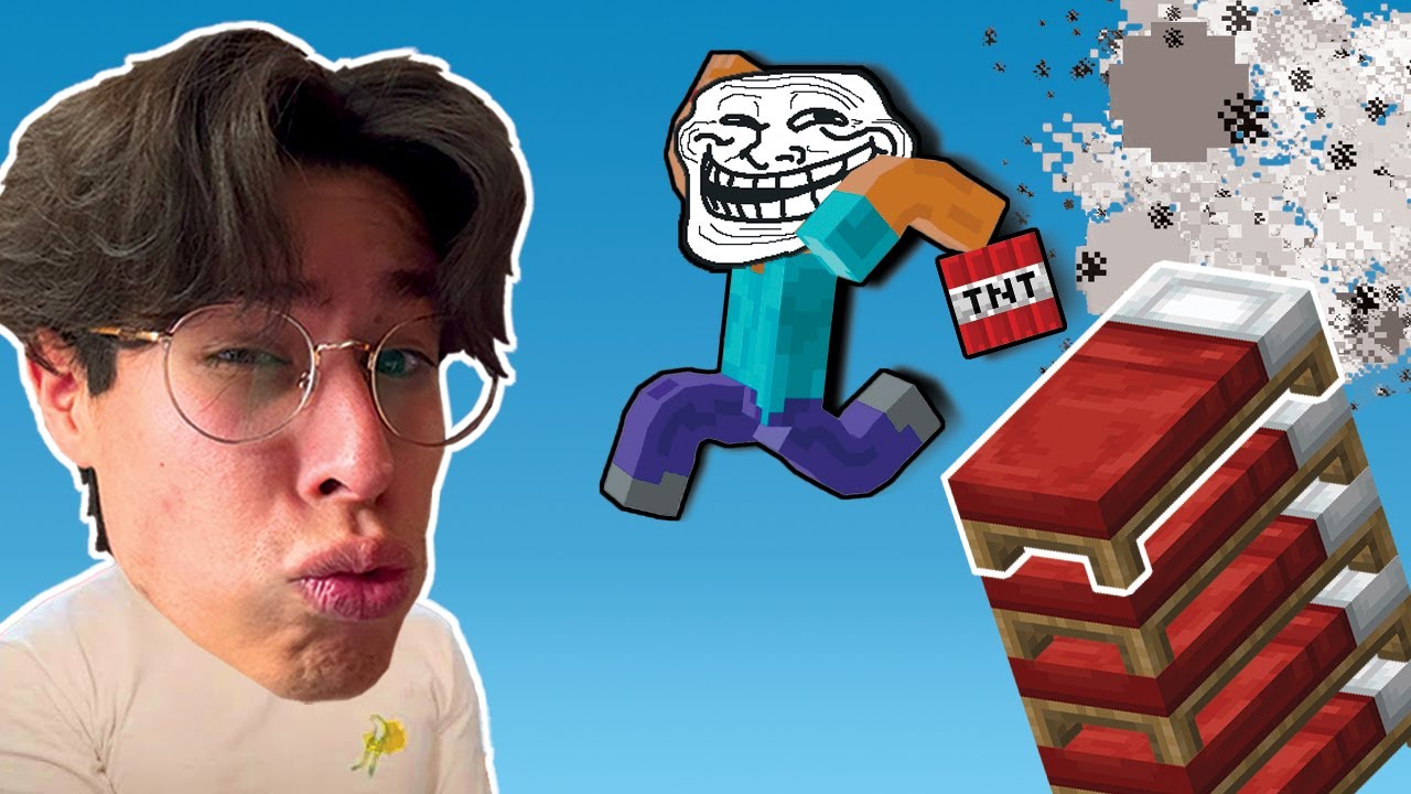 I Didn't Edit This Video | Minecraft Bed Wars