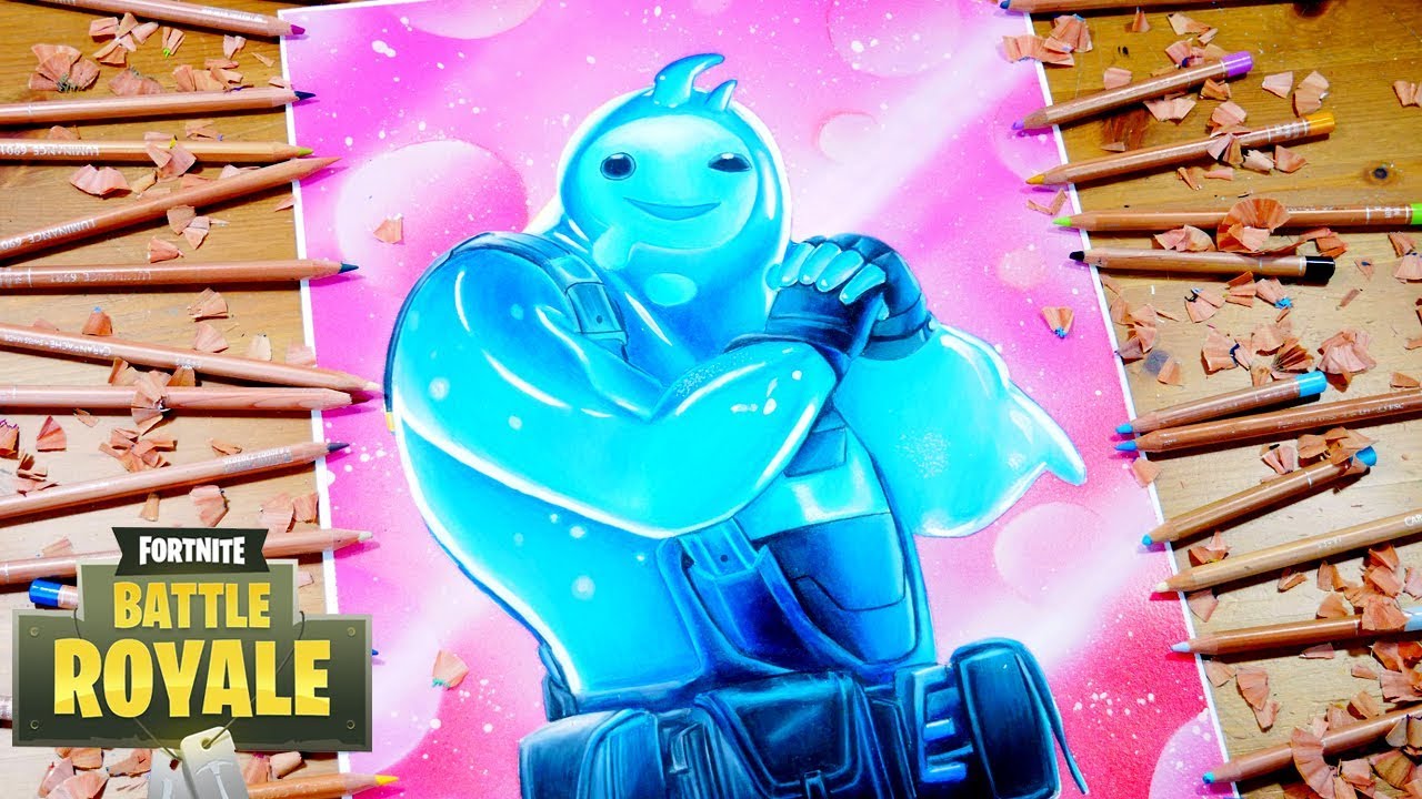 Drawing Fortnite Chapter 2 Rippley Vs Sludge Skin SEASON 11/ Dibujando Blandito vs Viscoso