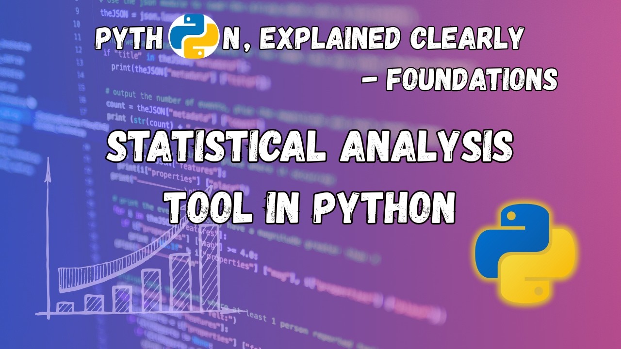 Statistical Analysis Tool in Python | Python Project Without Inbuilt Functions | @ExcitedNuclei