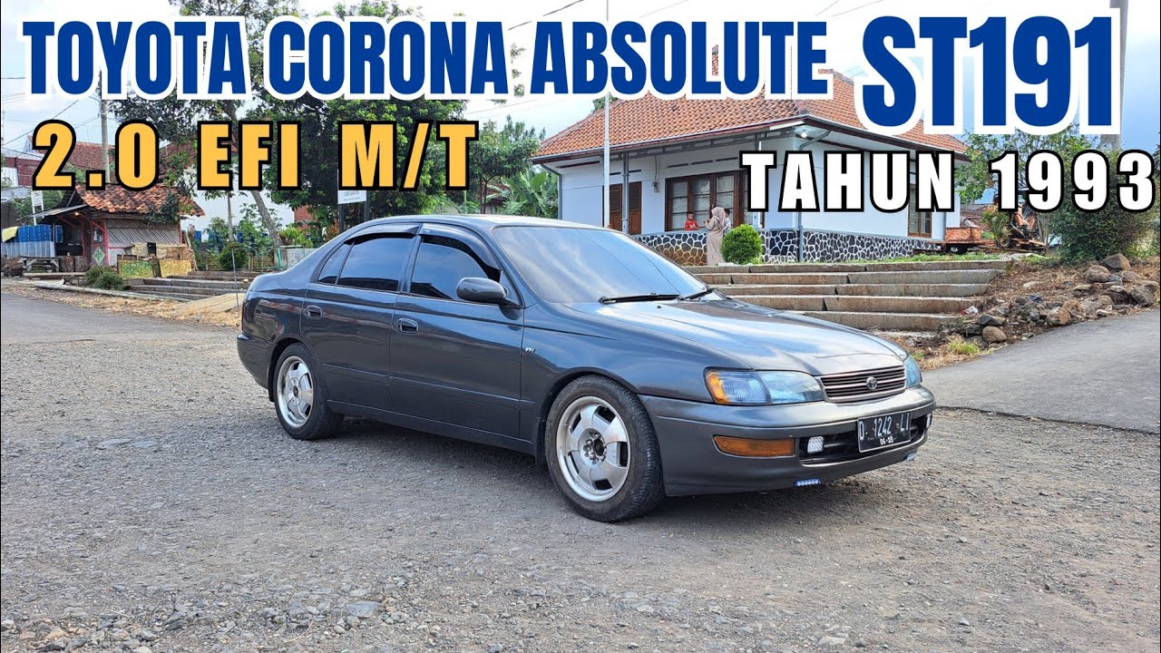 MOBIL MEWAH TAHUN 90'AN TOYOTA CORONA ABSOLUTE 2.0 TAHUN 1993