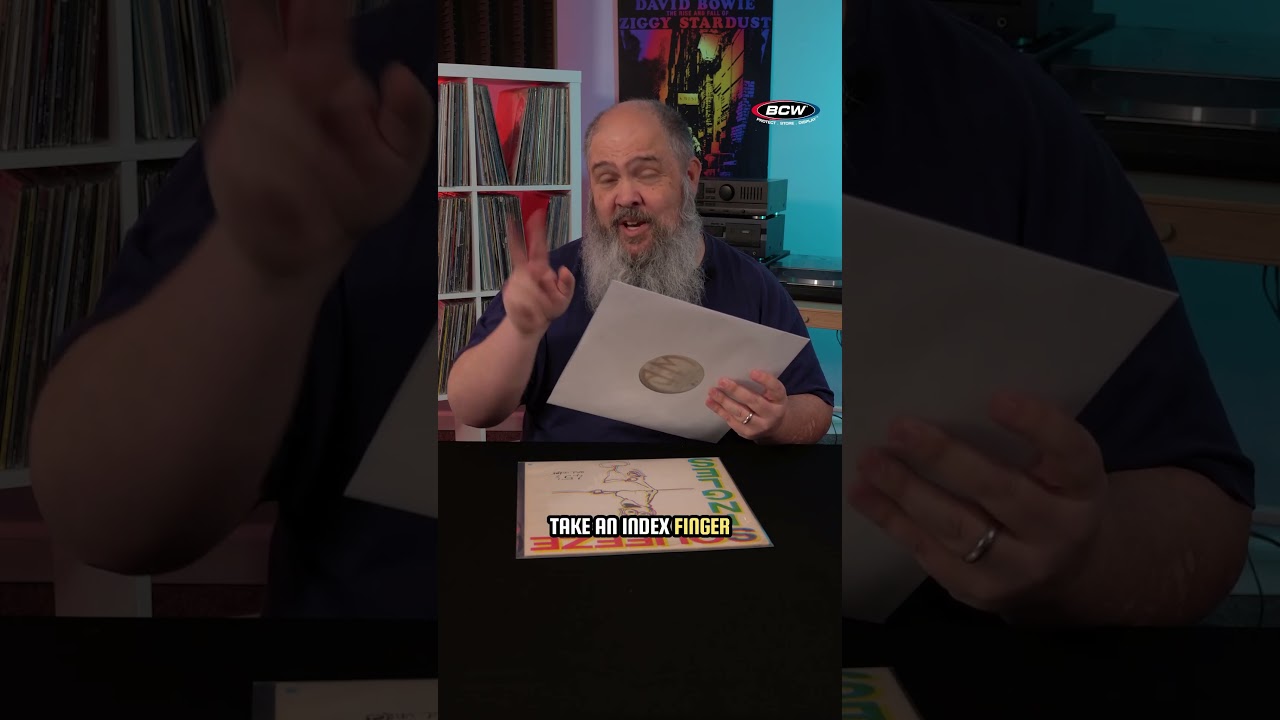 Quick Tip! How to Handle Your Vinyl Records with Care.