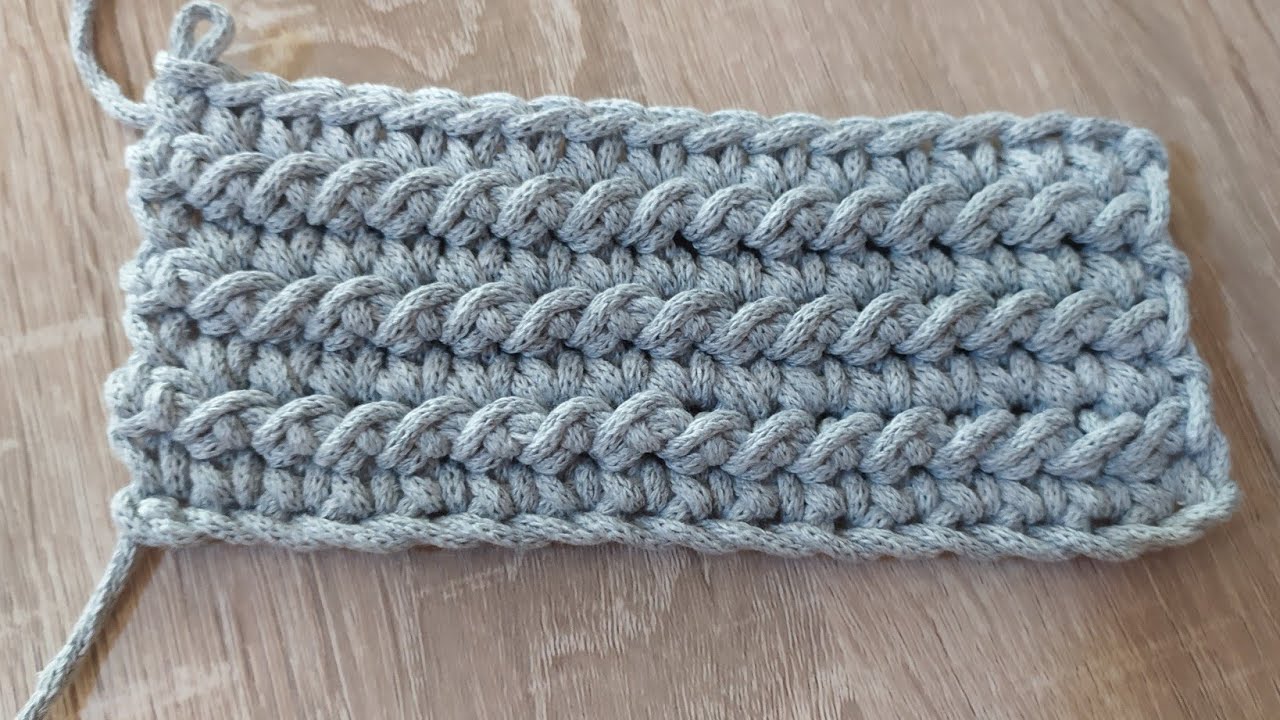 Tutorial: Uncinetto Punto Virgola crochêt pattern