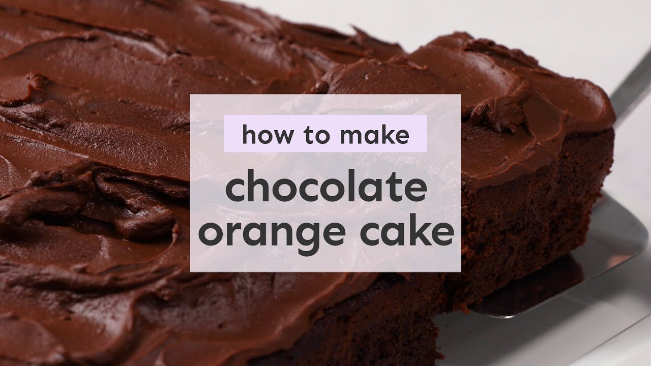 BEST EVER Chocolate Orange Cake | Sweetest Menu