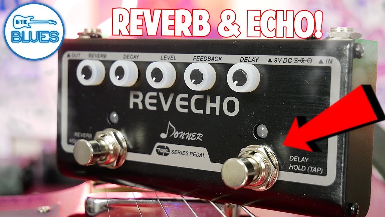 Donner Revecho Twin Series Reverb & Delay Pedal