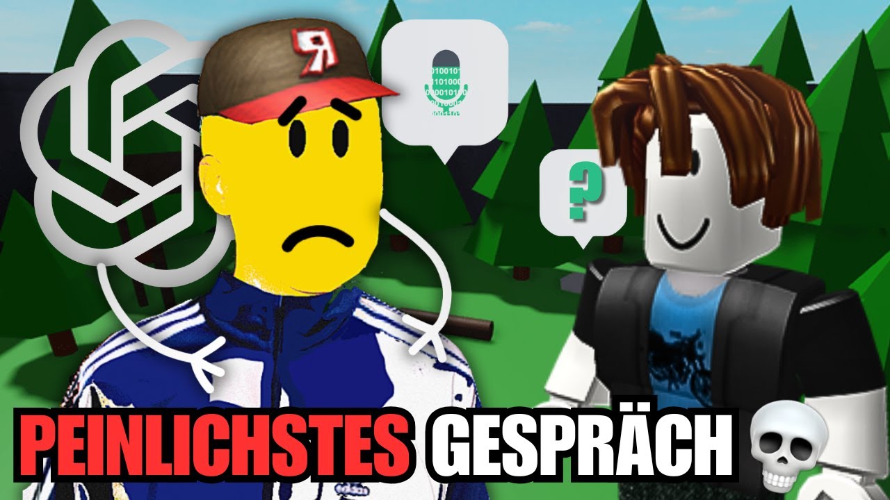 Ich hab ChatGPT gefragt, was ich sagen soll… es wurde peinlich😭 (Roblox VC Trolling)
