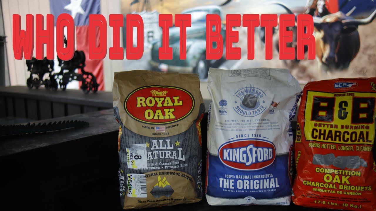 Kinsgsford  Briquettes vs Royal Oak  Briquettes vs B&B  Briquettes. Who Burned the Longest ?