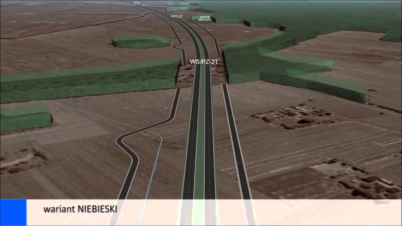 Wizualizacja drogi ekspresowej S6 odcinek Słupsk - Lębork