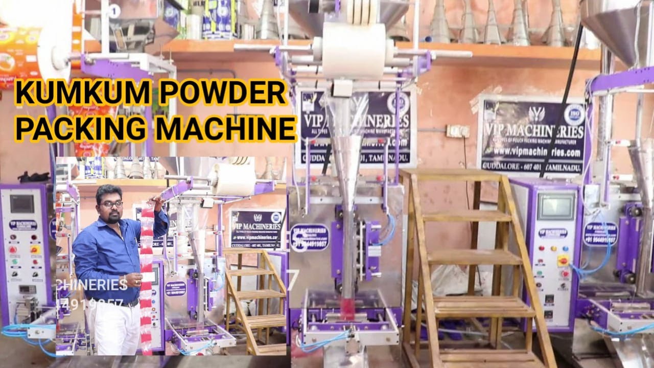 KUMKUM POWDER PACKING MACHINE // ALL TYPES OF PACKING MACHINE MANUFACTURER // VIP MACHINARIES