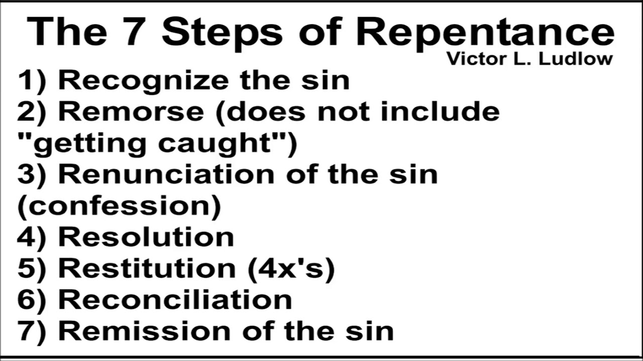 7 Steps of Repentance by Viktor Ludlow