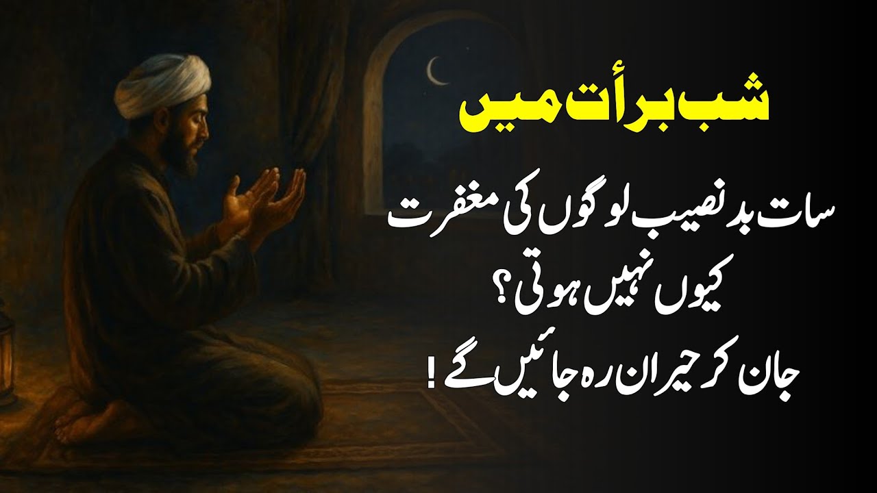 Shab e Barat Mein Saat Logon Ki Maghfirat Kyun Nahi Hoti? | Shahzad Rahmani