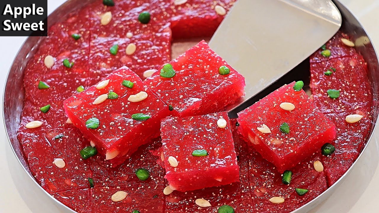 2 सेब से बनाई इतनी लाजवाब मिठाई, पूरे घर में सबको पसंद आई - New Apple Jelly Sweet