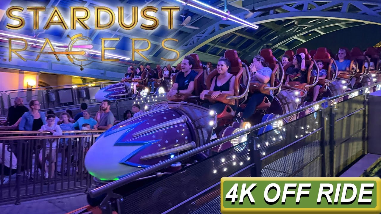 Stardust Racers **NEW FOR 2025** (4K Nighttime OFF Ride)- Universal's Epic Universe, Orlando, FL