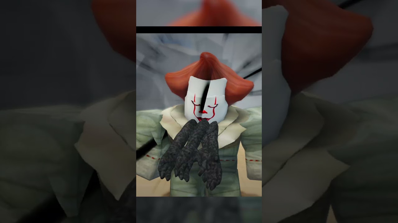 Down with the clown! #It #clown #pennywise #roblox #horror