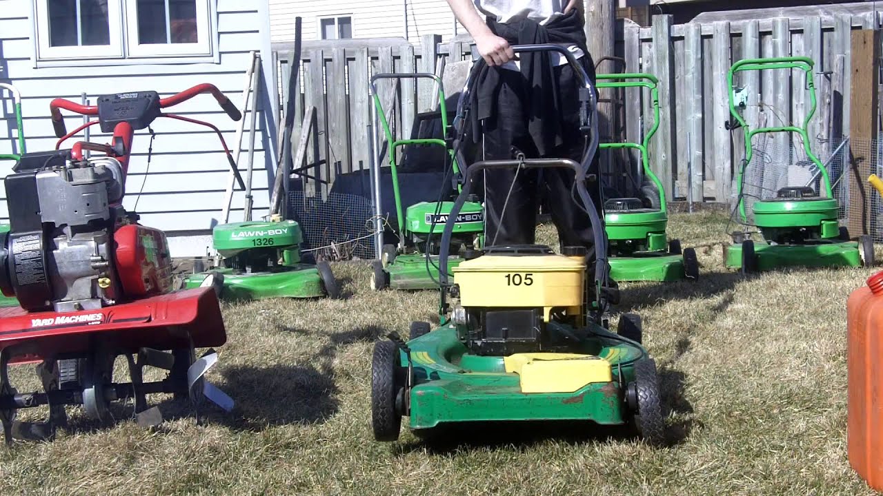 Getting the Lawnmowers Running for 2015