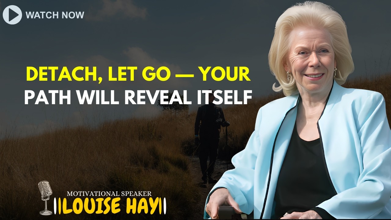 LOUISE HAY: DETACH, LET GO — YOUR PATH WILL REVEAL ITSELF