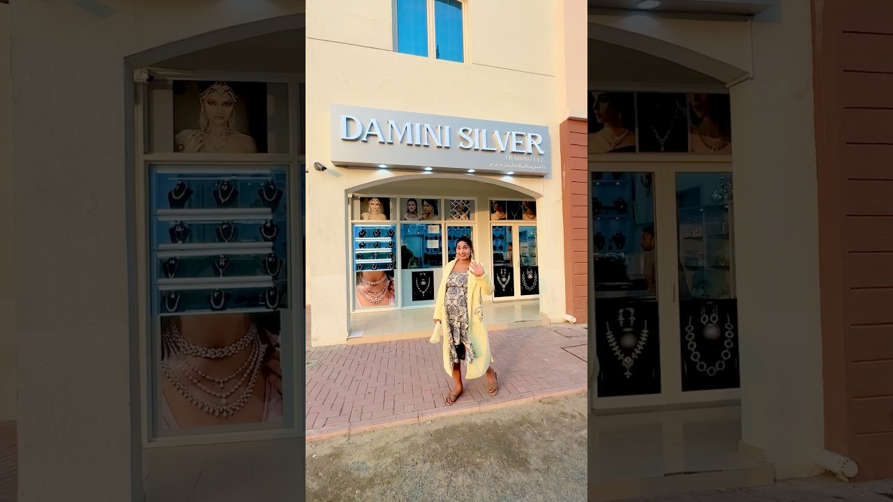 Visit Damini Silver X-13 Englang Cluster international City Dubai for huge collection of silver jew