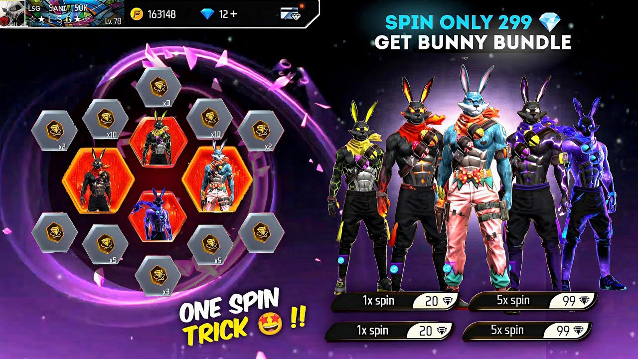 New Bunny Bundle Event Free Fire 🤯🥳| free fire new event | ff new event | new event free fire