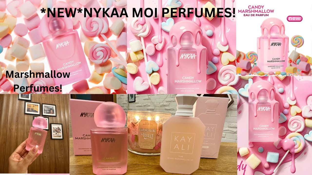 NYKAA MOI CANDY MARSHMALLOW PERFUME REVIEW || COMPARISON WITH KAYALI YUM BOUJEE MARSHMALLOW 81 EDP