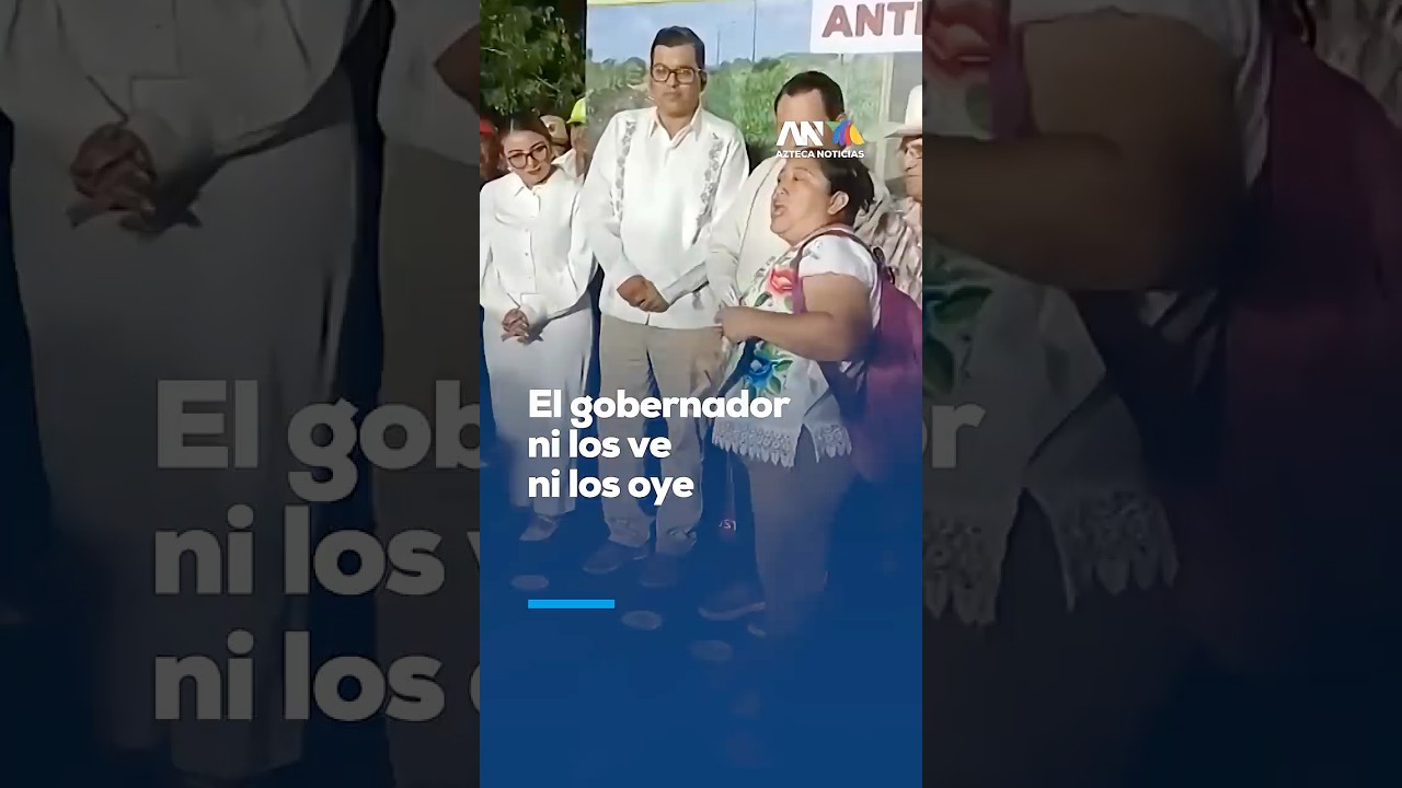 Mujer irrumpe evento de gobernador en Yucat&aacute;n para exigir justicia por hermano