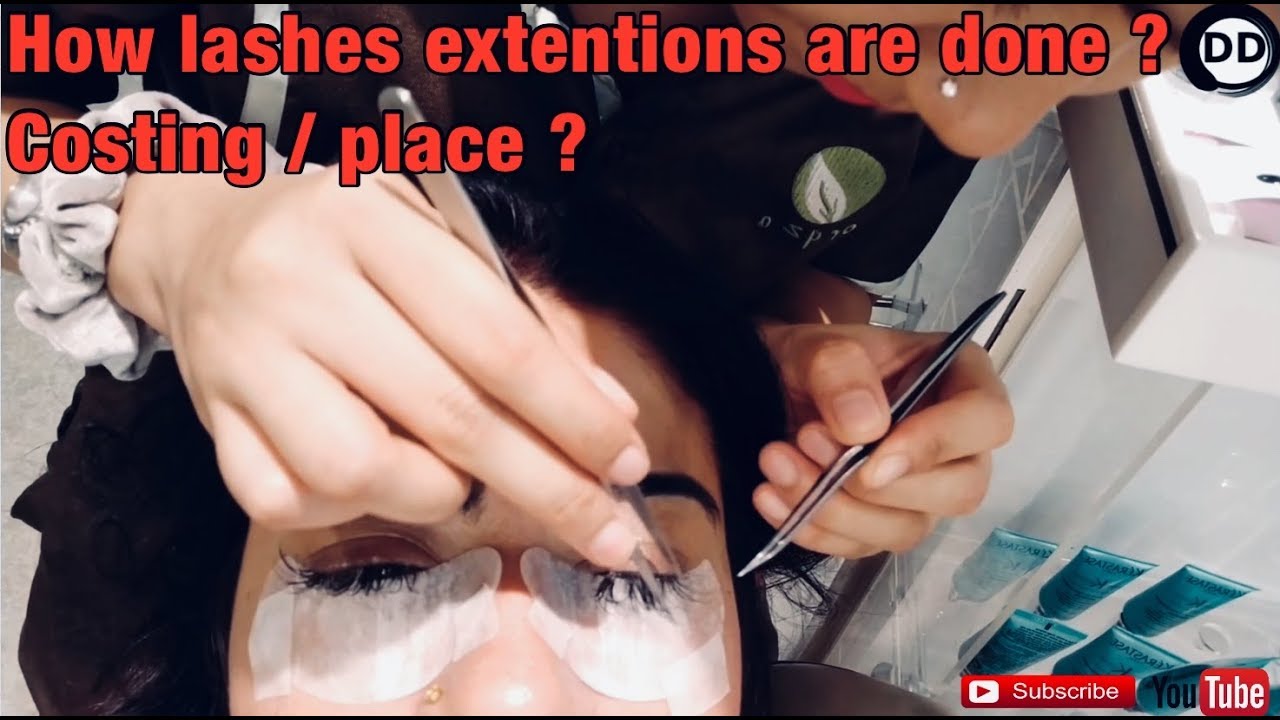 HOW TO DO EYELASH EXTENSIONS | FULL TUTORIAL | Fake eye lash extensions