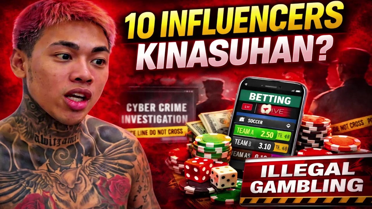 Influencers vs Gobyerno? Awit Gamer at 9 Pa Kinasuhan Dahil sa Online Gambling