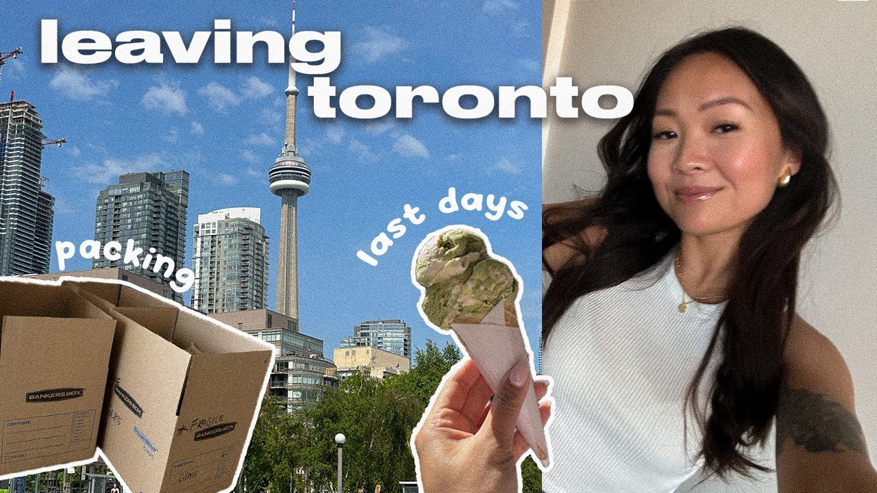 final days in toronto and packing my apartment | moving vlog