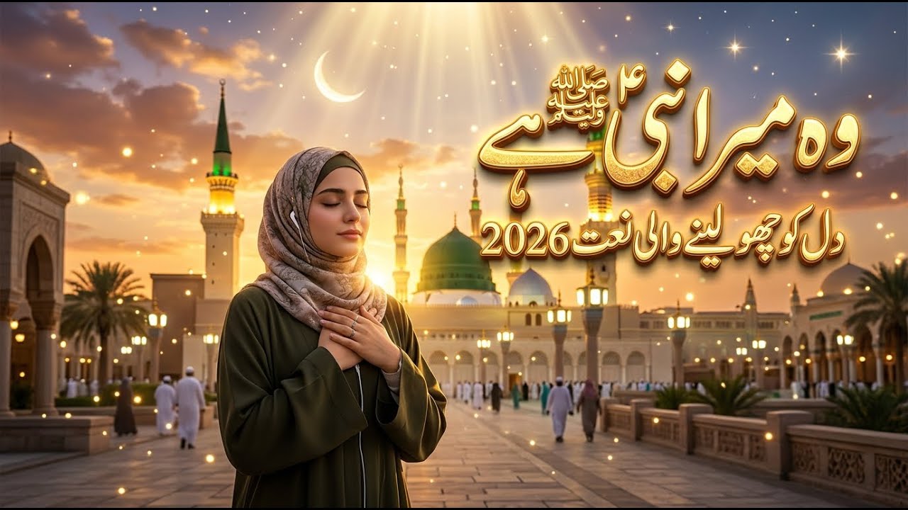 Woh Mera Nabi Hai ﷺ | Heart Touching Urdu Naat 2026 | Emotional Mehfil Kalam | New Naat Sharif #naat