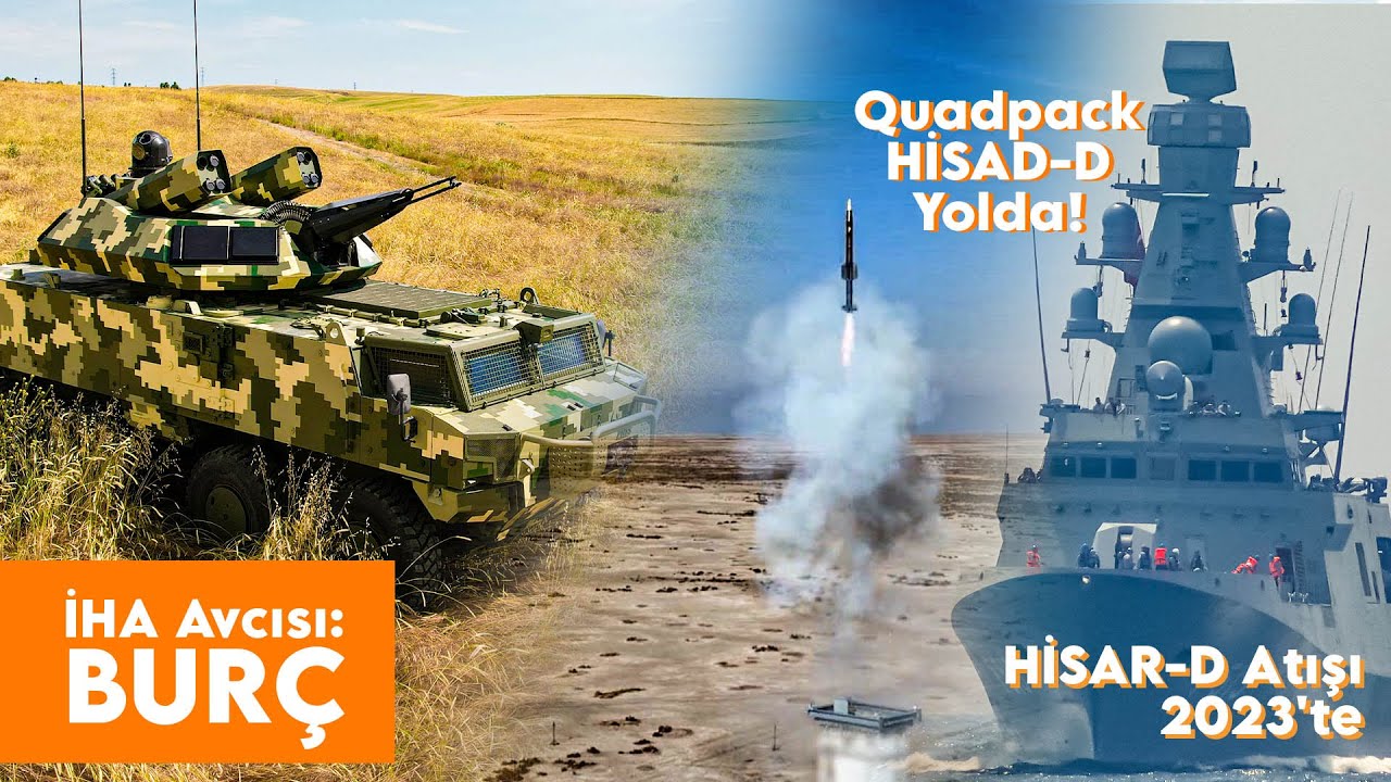 ROKETSAN'dan Yeni İHA Avcısı: BURÇ | TCG İstanbul'dan HİSAR-D Atışı 2023'te