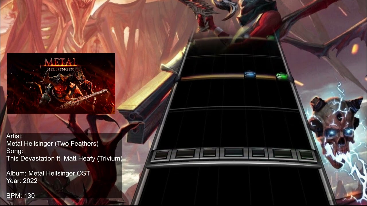 Metal Hellsinger / Two Feathers - This Devastation ft. Matt Heafy from Trivium (Drum Chart)