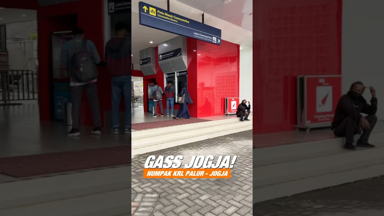 Naik KRL Palur - Jogja Begini Caranya #keretaapi #krl #krlcommuterline #stasiunpalur #stasiuntugu